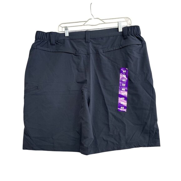 NEW Weatherproof Vintage Men's Size 40 Cargo Shorts Blue Outdoor Hiking - Picture 2 of 8